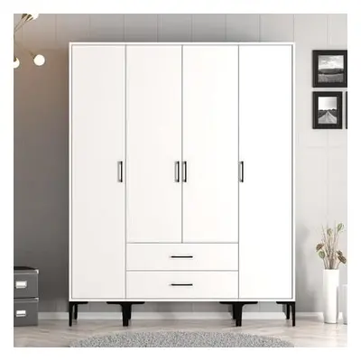 Hanah Home Wardrobe Kumsal STS - White