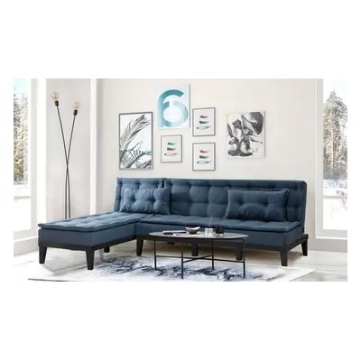 Atelier del Sofa Corner Sofa-Bed Fuocco-S - Navy Blue