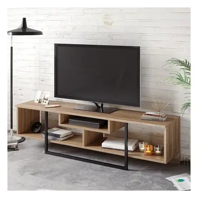 Hanah Home TV Stand Asal (150) - Walnut, Black