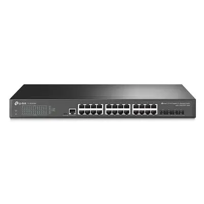 TP-Link TL-SG3428X - JetStream 24-Port Gigabit L2+ Managed Switch/ 4x 10 Gigabit SFP+ Sloty, TL-