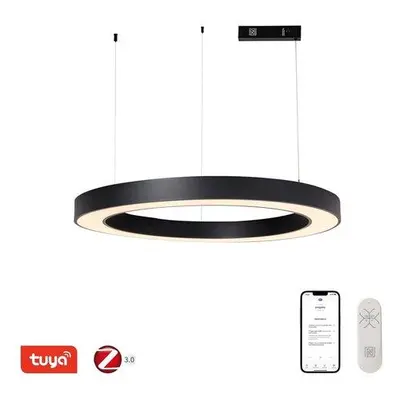 IMMAX NEO PASTEL SLIM SMART závěsné svítidlo 95 x 7cm 68W černé Zigbee 3.0, TUYA