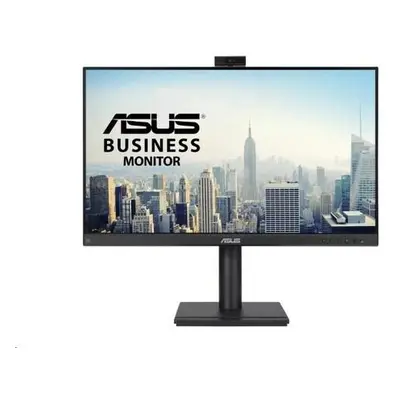 ASUS LCD 23.8" BE249QFK Video Conferencing Monitor, FHD, IPS, 100Hz, Frameless, FHD Webcam, Mic 