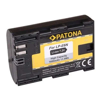 PATONA baterie pro foto Canon LP-E6/LP-E6N 1600mAh Li-Ion