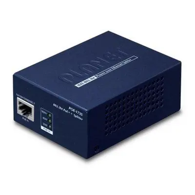 Planet POE-173S Ultra PoE splitter 802.3bt do 60W - výstup 12/19/24VDC, 1Gb, PoH, POE-173S