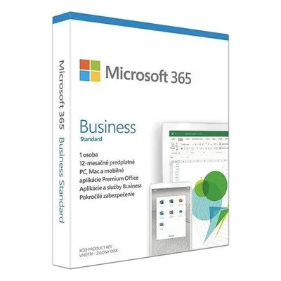 Microsoft 365 Business Standard P8 Mac/Win SK, 1rok, KLQ-00695