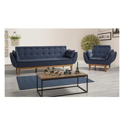 Atelier del Sofa Sofa-Bed Set Fiona-TKM06-1048 Dark Blue