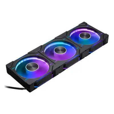 PHANTEKS D30 PWM s reverzním prouděním vzduchu D-RGB 120mm ventilátor, 3ks, černý, PH-F120D30R_D