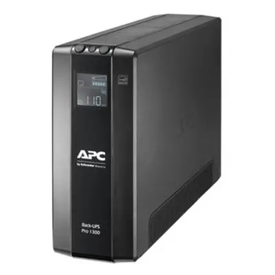 APC Back-UPS Pro BR 1300VA (780W)/ LINE-INTERAKTIVNÍ/ AVR/ 230V/ LCD/ 8x IEC zásuvka, BR1300MI