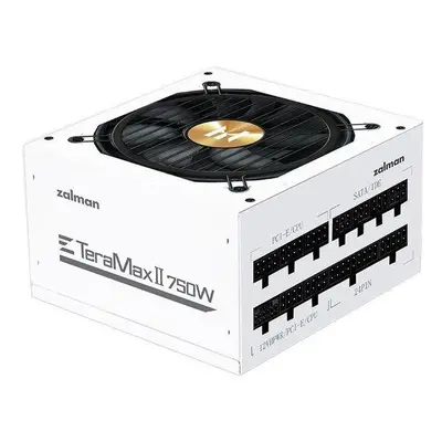 Zalman zdroj ZM750-TMX2 WH/ 750W / ATX3.0 / active PFC / modulární / 80 Plus Gold / bílý, ZM750-