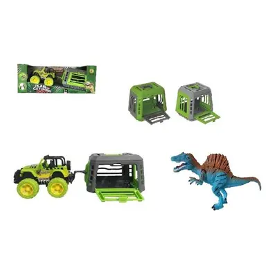 Mac Toys Jeep s přívěsem a dinosaurem