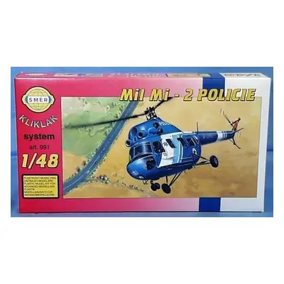 Směr Model helikoptéra Vrtulník Mi 2 Policie 1:48