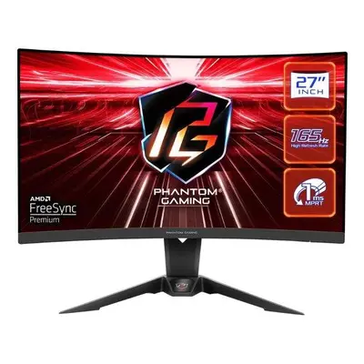 Phantom Gaming by Asrock monitor PG27Q15R2A prohnutý 27"/VA/2560x1440/165Hz/ 550cd/m2 / 1ms/DP/