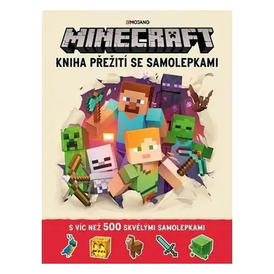 Minecraft Kniha přežití se samolepkami