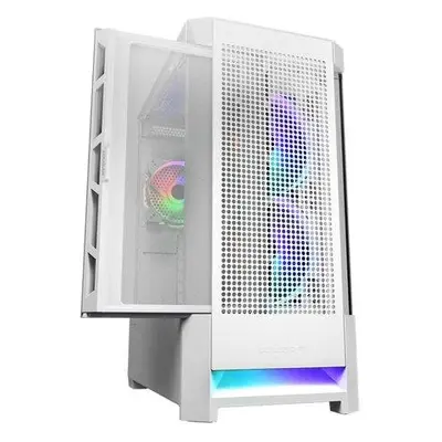 COUGAR Airface RGB White | PC Case | Mid Tower / Mesh Front Panel / 2 x 140mm ARGB Fans / 1x 120