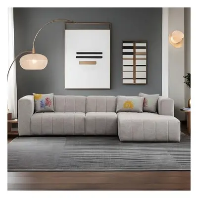 Atelier del Sofa Corner Sofa Beyza Right - Light Grey