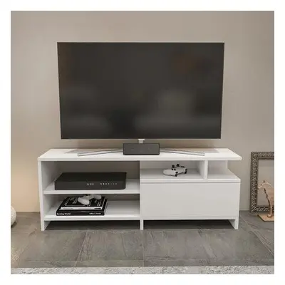 Hanah Home TV Stand Pulaski - White