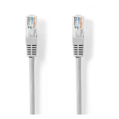 Nedis CCGL85101GY150 Cat 5e U/UTP, RJ45 zástrčka, 1m, šedý