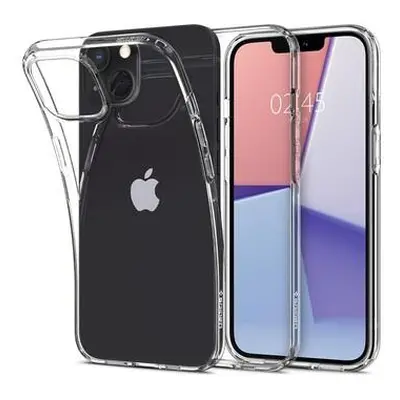 Ochranný kryt Spigen Liquid Crystal pro iPhone 13 transparentní