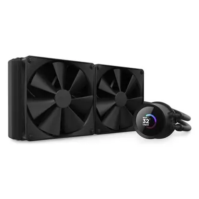 NZXT vodní chladič Kraken 280 / 2x140mm fan / 4-pin PWM / LCD disp. / 6 let, RL-KN280-B1