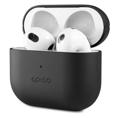 Epico Leather Case Airpods 3 - černá