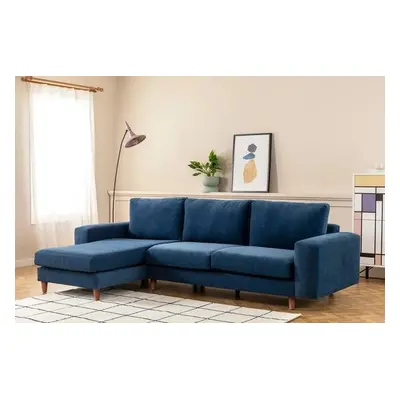 Atelier del Sofa Corner Sofa Berlin Left - Navy Blue