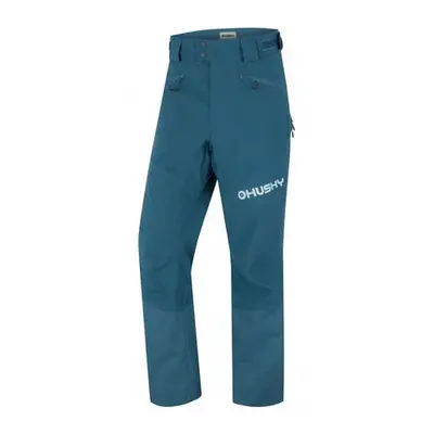 Husky Pánské hardshell kalhoty Kippe M faded turquoise XXL