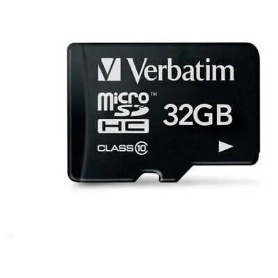 Verbatim Micro SDHC card 32GB Class 10