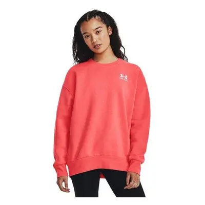 Under Armour Dámská oversize mikina Essential Flc OS Crew venom red S