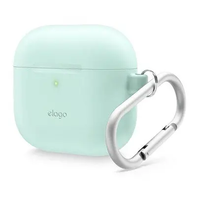 Silikonové pouzdro Elago Airpods 4 na zavěšení - mátové