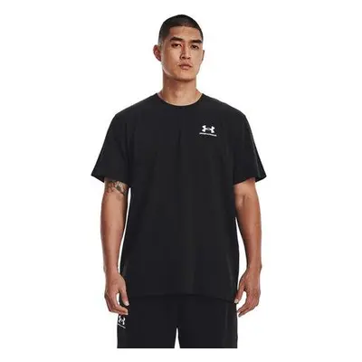 Under Armour Pánské tričko Logo Emb Heavyweight SS black XXL, Černá