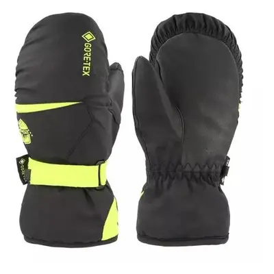 Eska Dětské lyžařské rukavice Number One GTX Mitt black/acid lime M