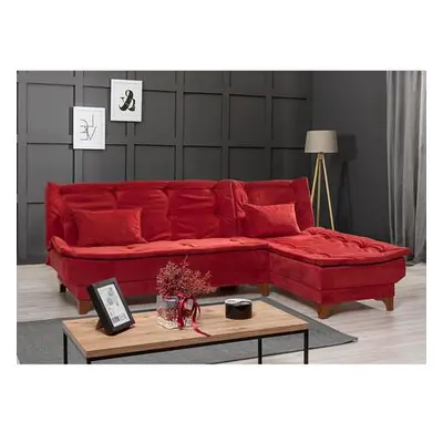 Atelier del Sofa Corner Sofa-Bed Kelebek Corner Right - Claret Red