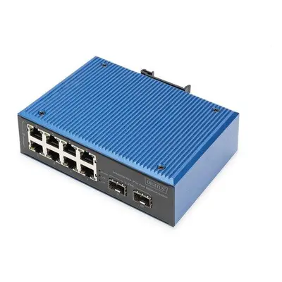 Digitus Průmyslový 8+2portový přepínač Fast Ethernet, DN-651146