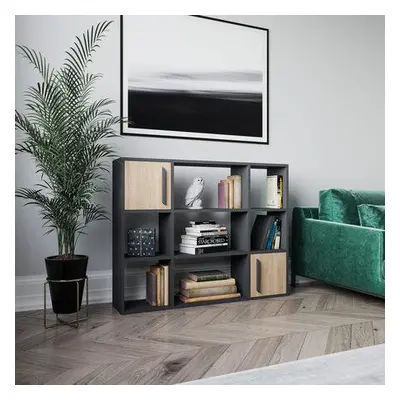 Hanah Home Bookshelf Randall - Anthracite, Oak AnthraciteOak