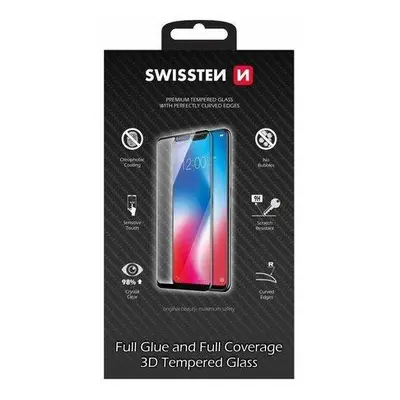 Swissten sklo Ultra Durable 3D FullGlue Glass pro Apple iPhone 14 Pro černé