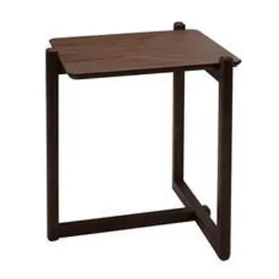 Hanah Home Side Table Trabzon Walnut