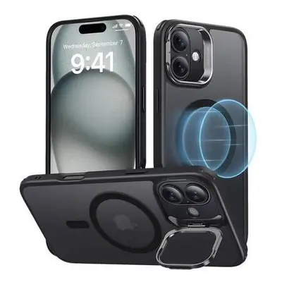 Classic Hybrid (HaloLock) ESR case with stand for iPhone 16 (black)