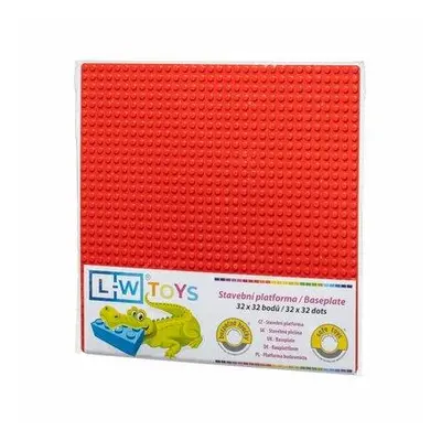 L-W Toys Základová deska 32x32 červená