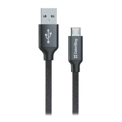 Colorway Datový Kabel Usb / Micro Usb/ 1m/ 2.1A/ Černý