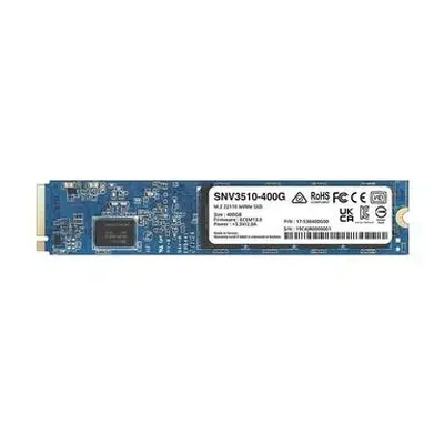 Synology SSD M.2 NVMe SNV3510-400G, 400 GB, čtení/zápis: 3000/750 MB/s, M.2 22110, SNV3510-400G