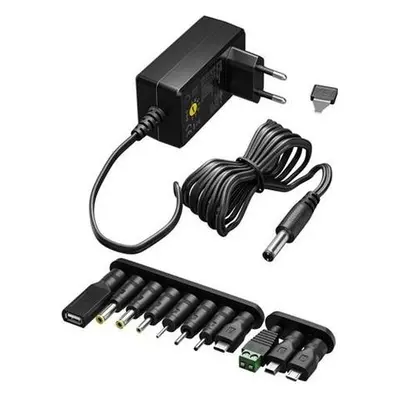 goobay Univerzální napájecí adaptér 230V/3-12V stejnosměrný max. 27W 2,25A, ppadapter-154