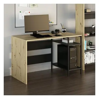 Hanah Home Study Desk Tiran - Black, Oak BlackOak