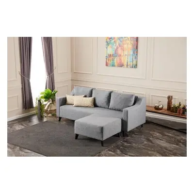 Atelier del Sofa Corner Sofa-Bed Doga - Grey