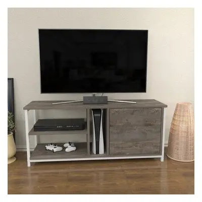 Hanah Home TV Stand Neola - White, Dark Grey WhiteDark Grey