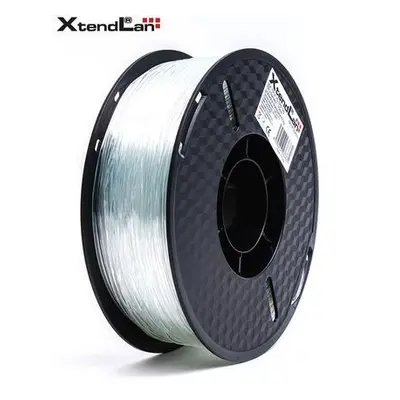 XtendLAN TPU filament 1,75mm průhledný 1kg, 3DF-TPU1.75-TPN 1kg