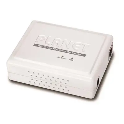 Planet POE-161 Injektor 1x 802.3at Gigabit HP PoE, 30W, midspan, externí napájení, POE-161