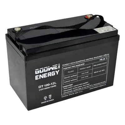 GOOWEI ENERGY Pb záložní akumulátor VRLA GEL 12V/100Ah (OTL100-12), OTL100-12