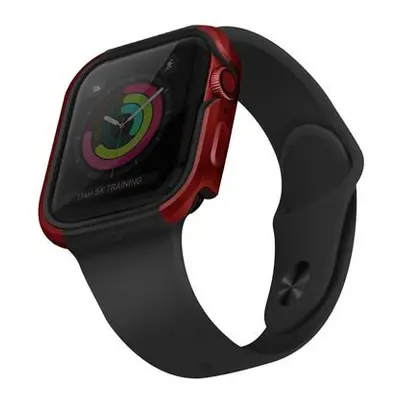 UNIQ Valencia kovové pouzdro Apple Watch (40mm) červené