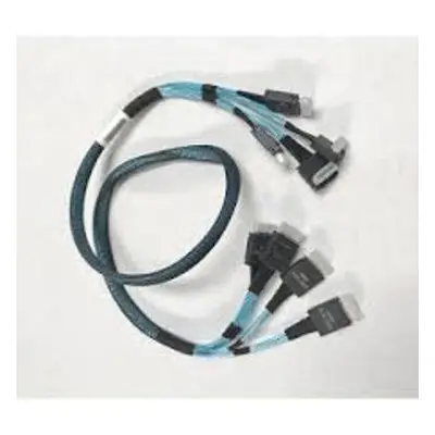 INTEL 875mm long, Cable Kit Oculink 2U 4 port Switch Card for Riser 1 or 2 to Middle Drive Bay,