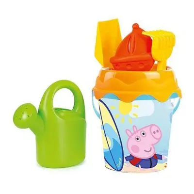 Smoby Kyblíček Peppa Pig s konvičkou a příslušenstvím, střední